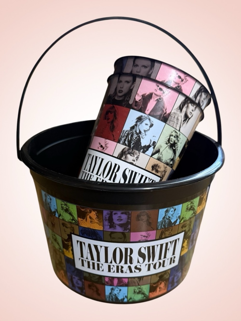 The Eras Tour Taylor Swift Collectible Popcorn Bucket and Two Cups
